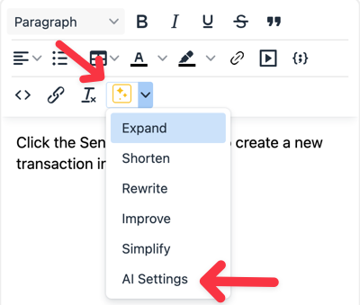 Locating the icon