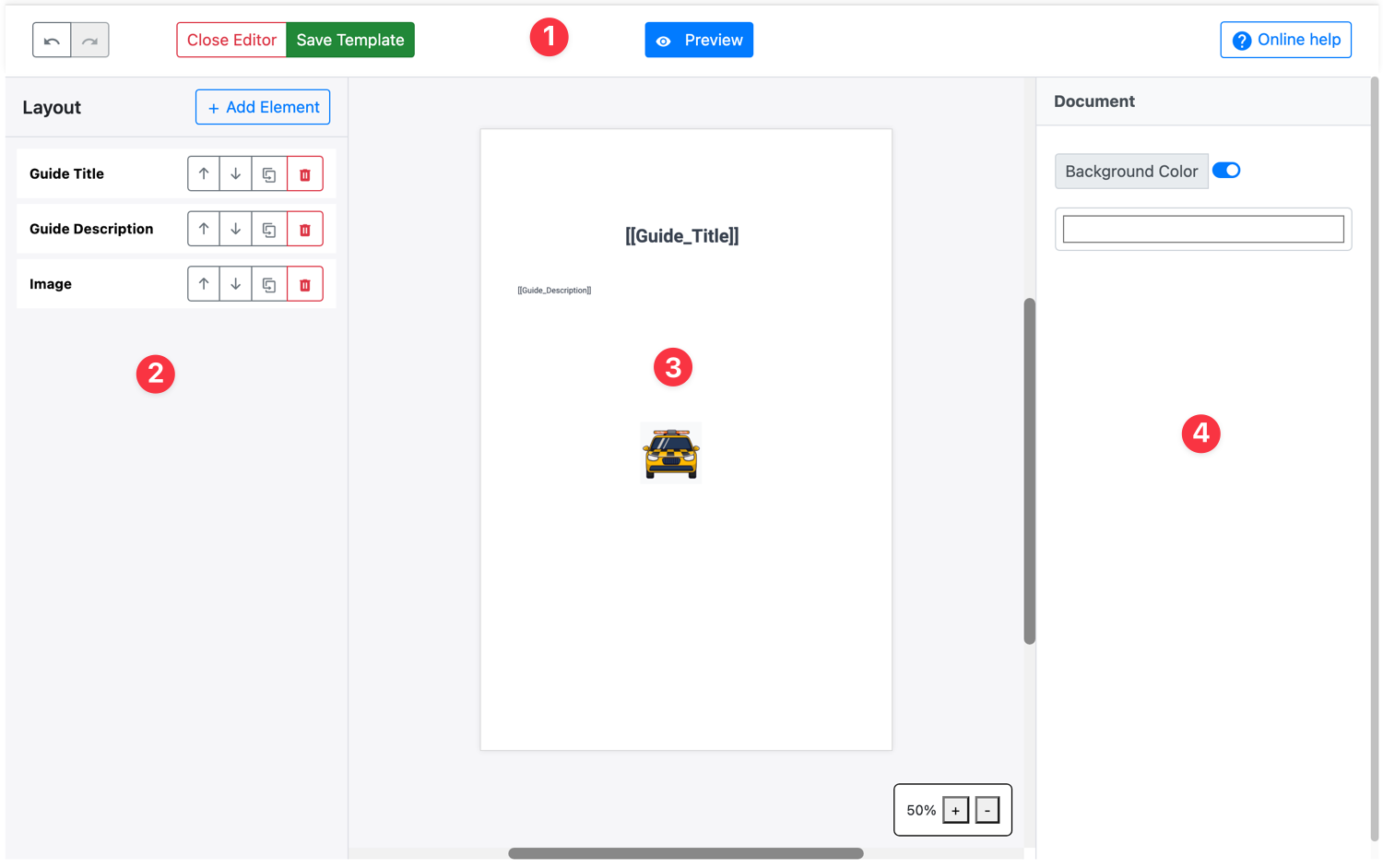 Simple Cover Page Settings