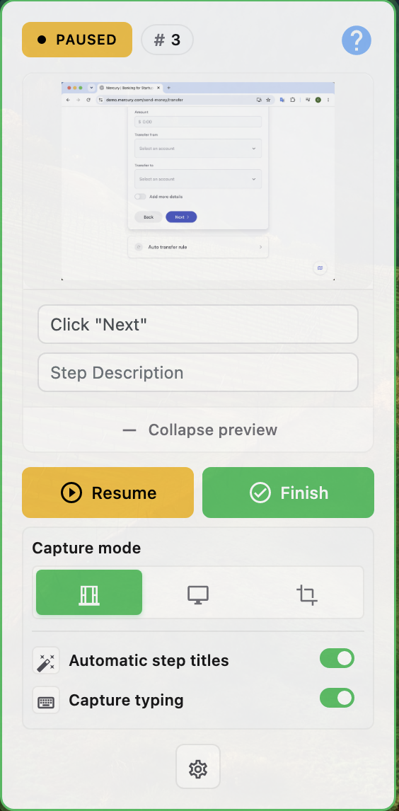 Pause When You Need To. Folge, offline step-by-step guide software for Windows and Mac.