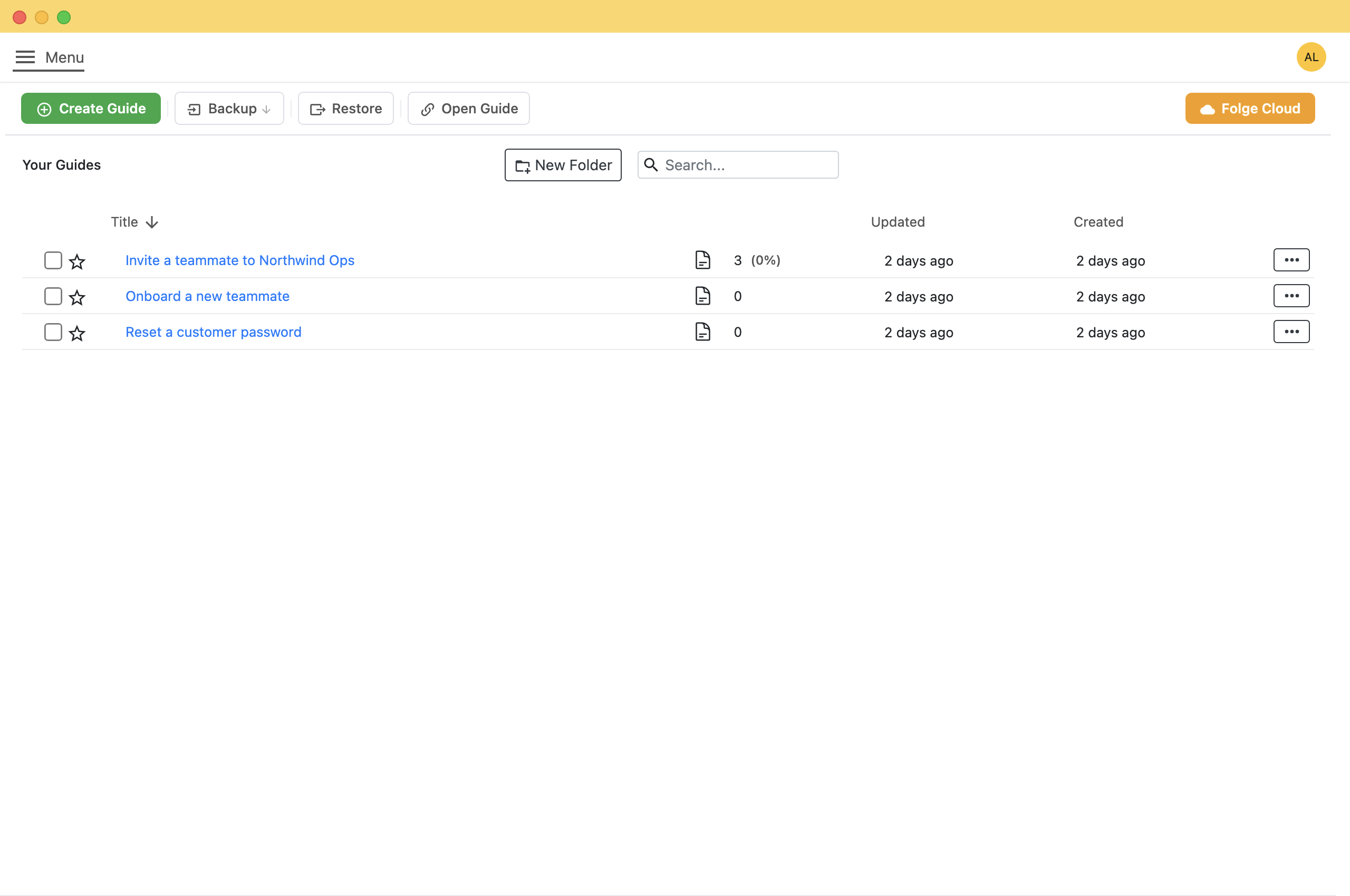 Create a Guide. Folge, offline step-by-step guide software for Windows and Mac.