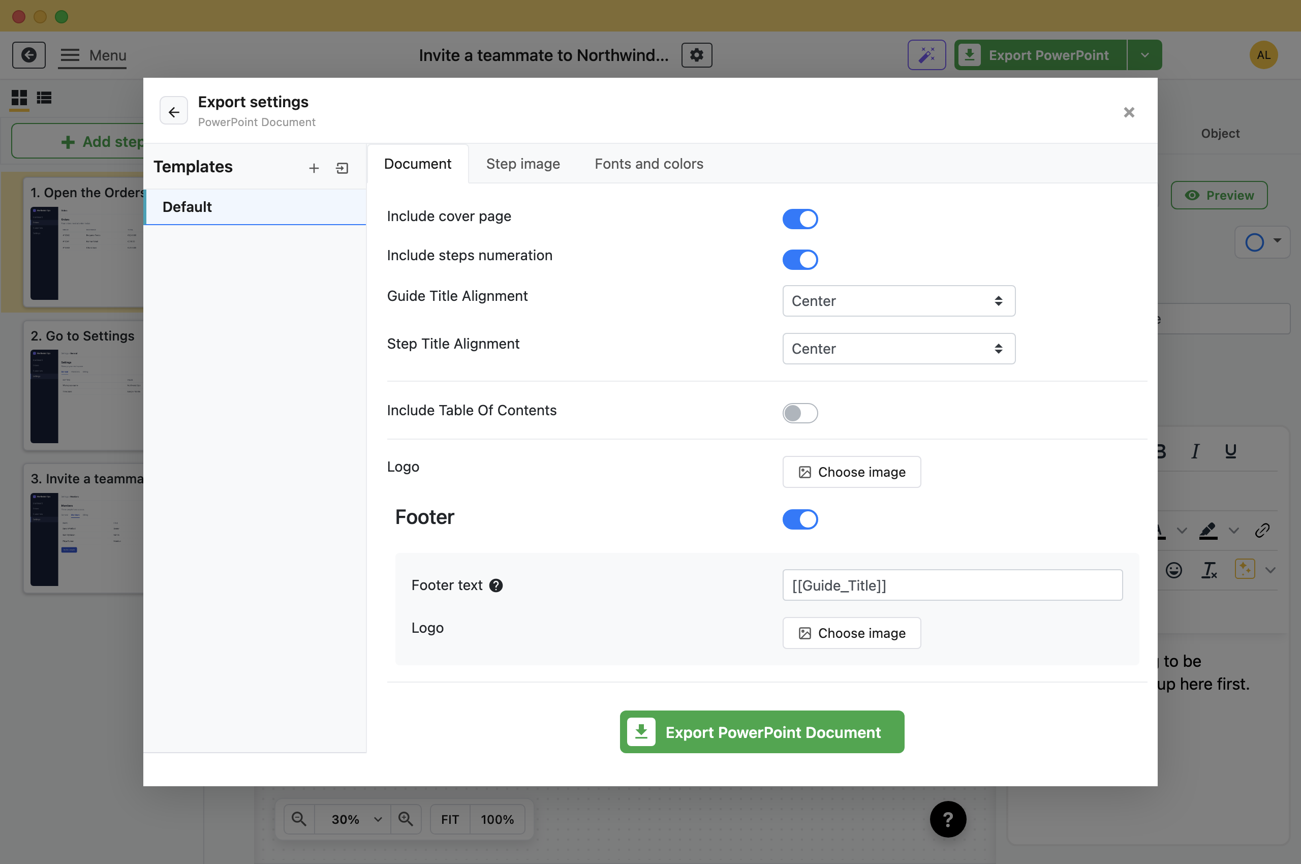 Add a Cover, Agenda and Footer. Folge, offline step-by-step guide software for Windows and Mac.