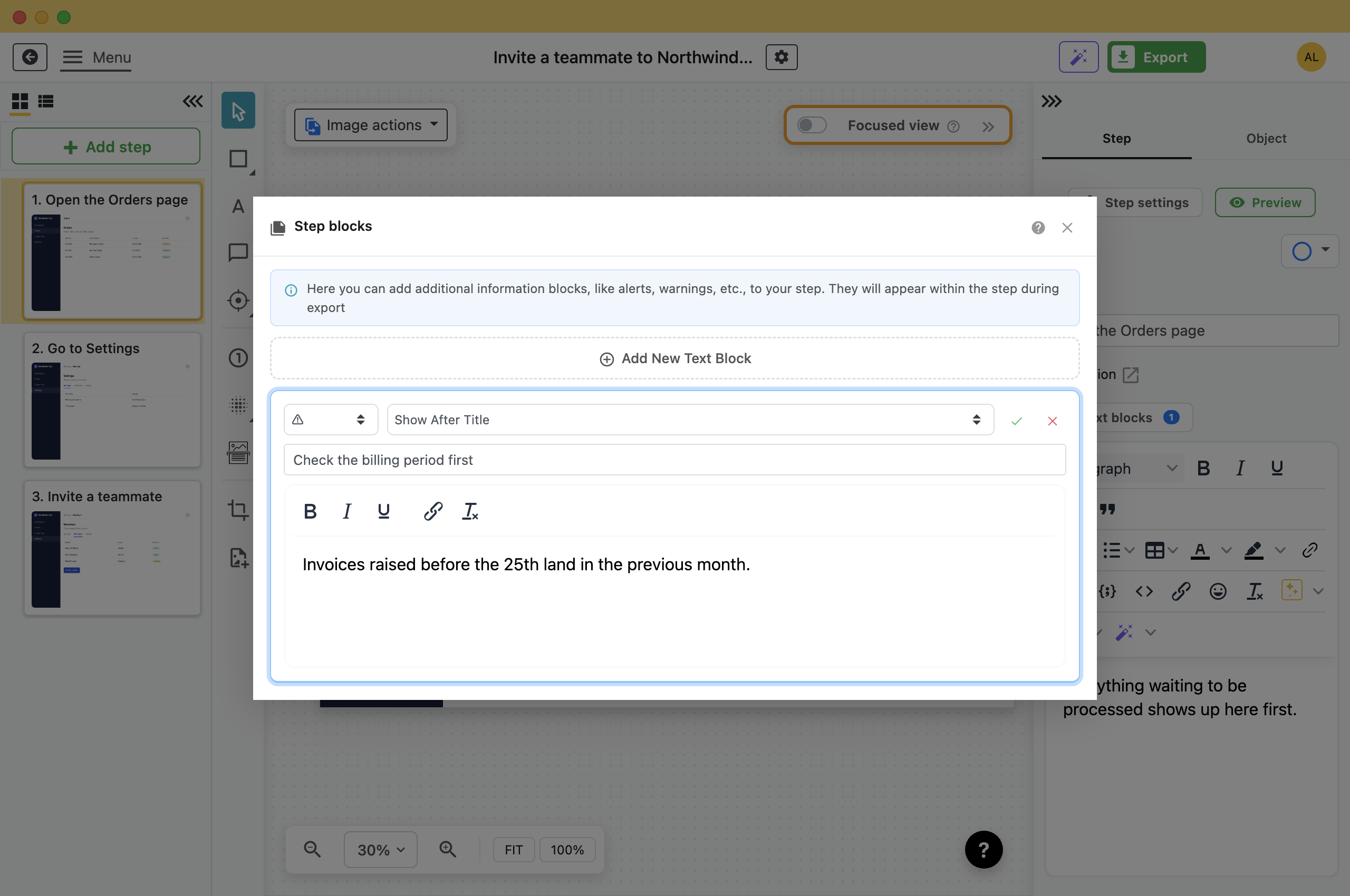 Pick a Type and a Place. Folge, offline step-by-step guide software for Windows and Mac.