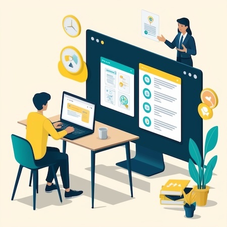 Education software tutorial