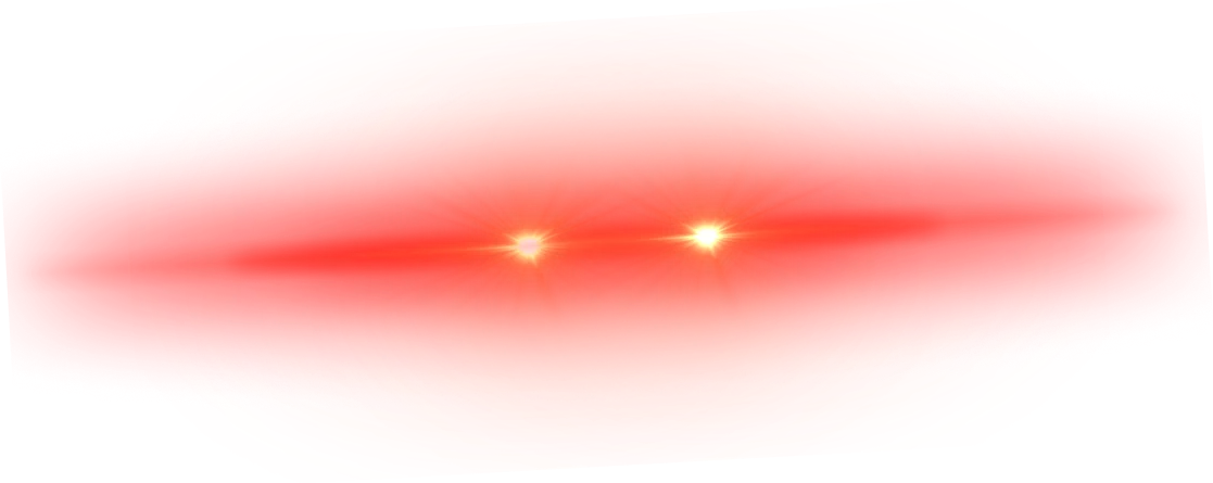 Red laser eyes PNG with a transparent background